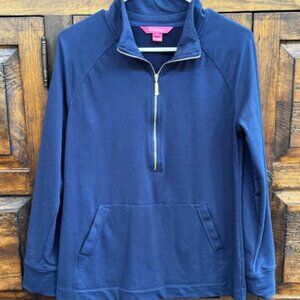 Lily Pulitzer - Navy Blue Pullover - EUC - Size Medium